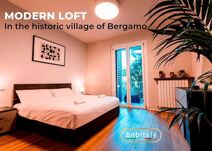 2\' Citta Alta, Loft Moderno In Borgo Storico