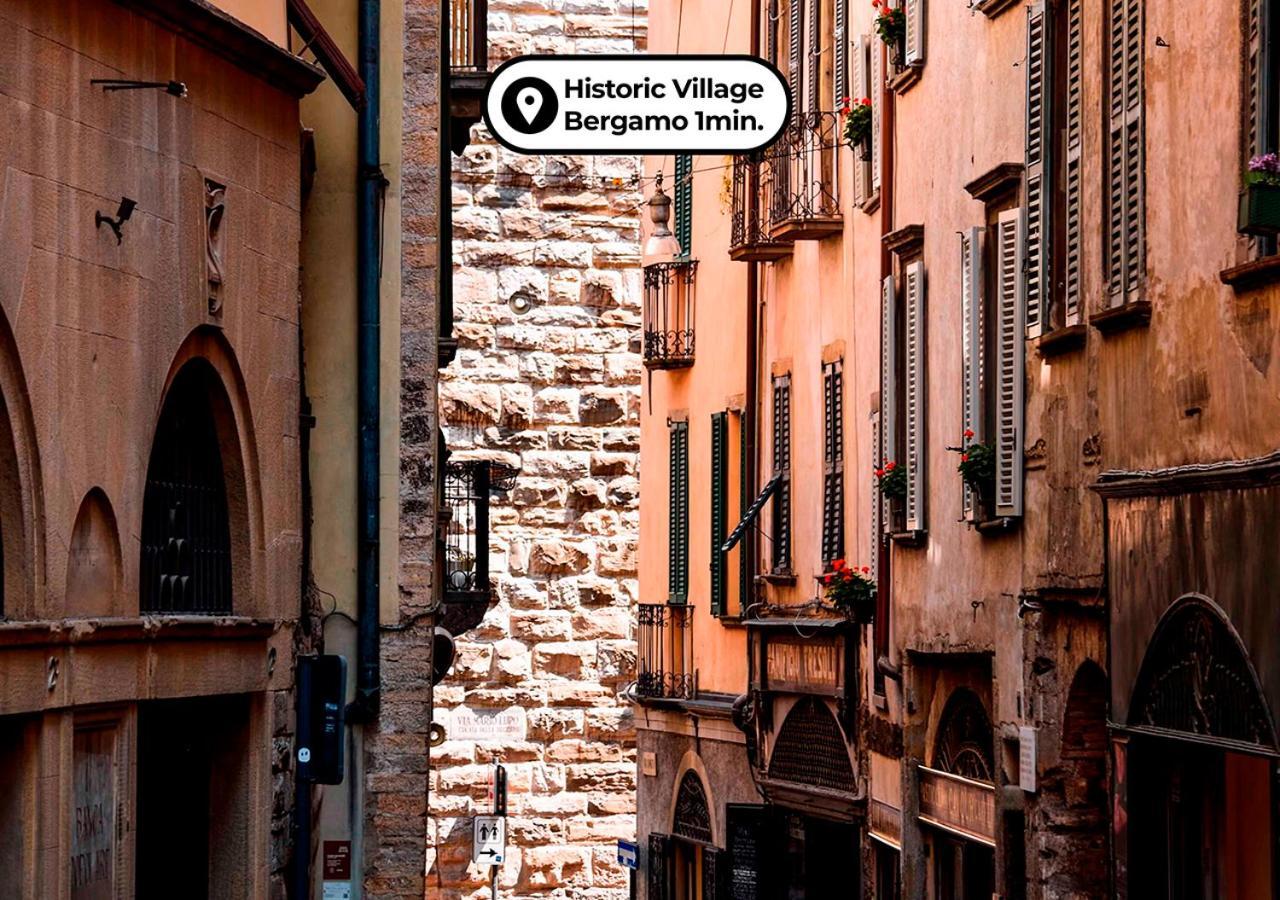2' Citta Alta, Loft Moderno In Borgo Storico Apartamento Bérgamo